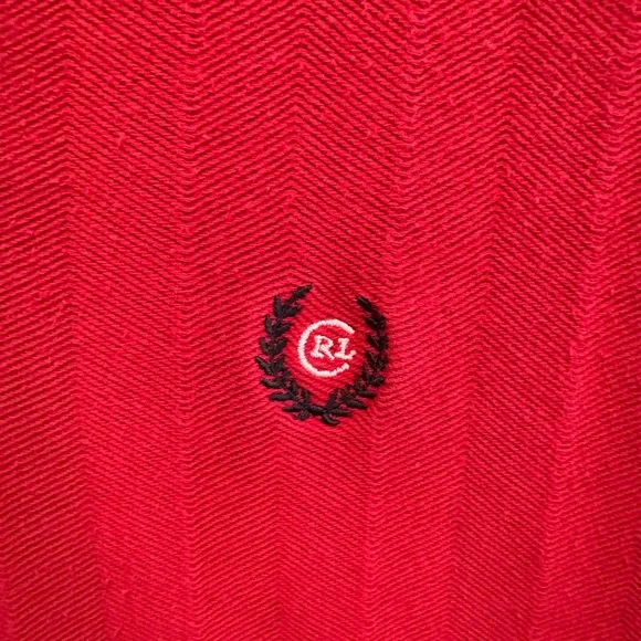 Vintage CHAPS by Ralph Lauren Men's Red Polo Shirt - Picture 4 of 4